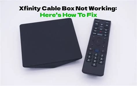 cable box electricity use|cable box troubleshooting.